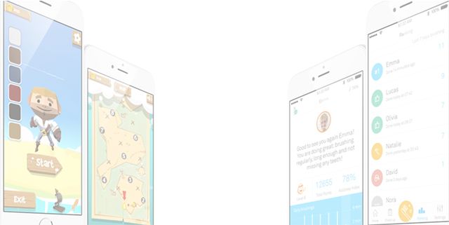 tooth brushing becomes a game