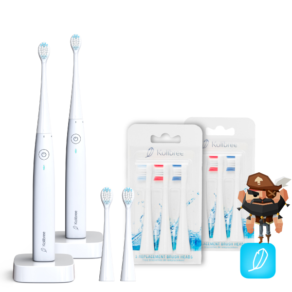 Family connected smart toothbrush